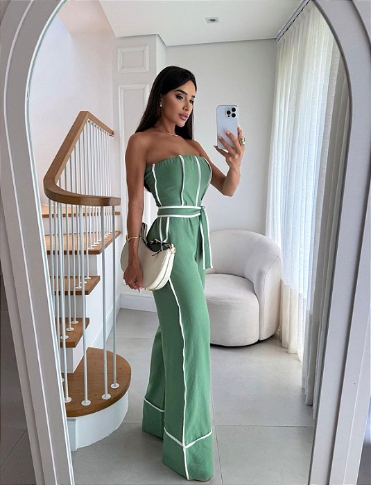 Macacão Longo Cleo Verde