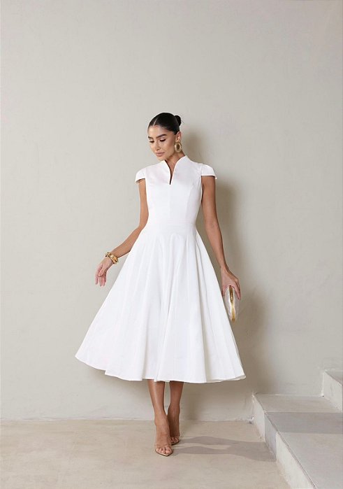 Vestido Midi elegance Off