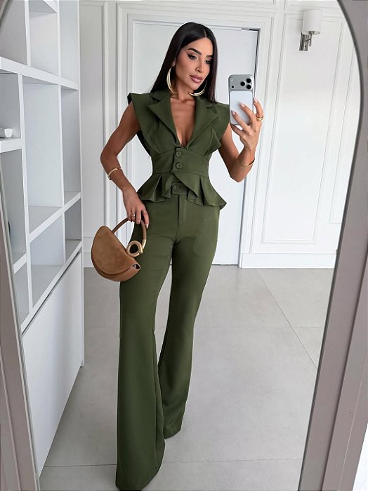 Conjunto allfaiataria Ranila Verde