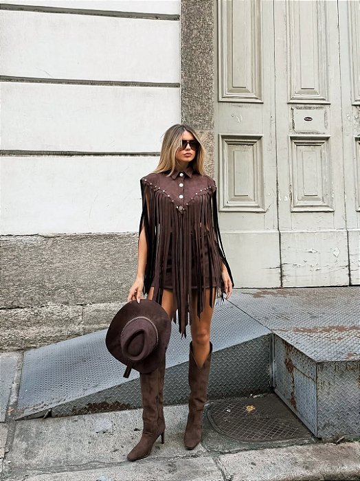 Trijunto Western Chic -Marrom