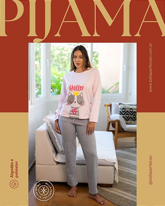 Pijama Gato Hello!
