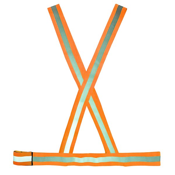 Colete X - Laranja C/ Refletivo Plastcor