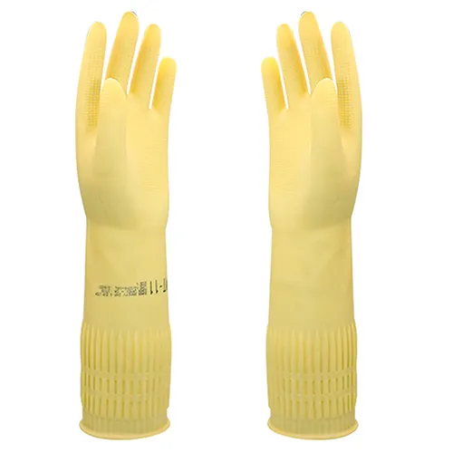 Luva de Látex Ranhurada Super Safety Tam 7 42CM CA 37158