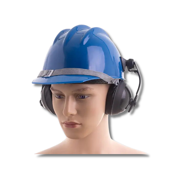 Capacete com Abafador Conjugado 16 dB Plastcor CA 31469 - Azul