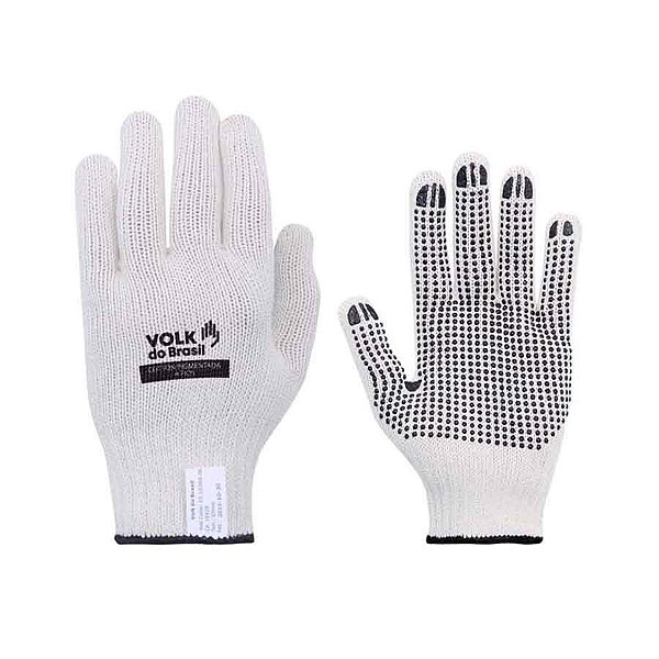 LUVA PIGMENTADA VOLK COTTON BRANCA C A - 30521