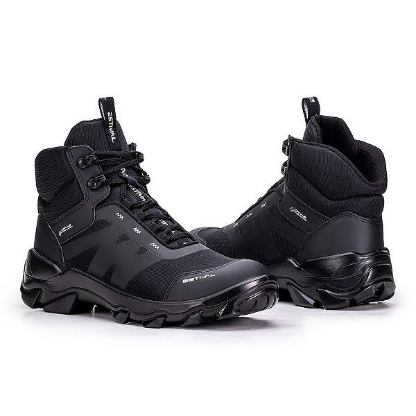 BOTA DE SEGURANÇA HYBRID FUTURE ALL BLACK ESTIVAL CA 47843