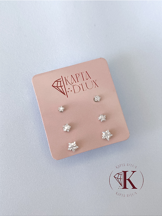 Trio de Brinco Estrela