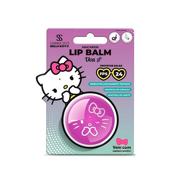 Lip Balm Macaron FPS24 Uva Sabrina Sato Hello Kitty 8g