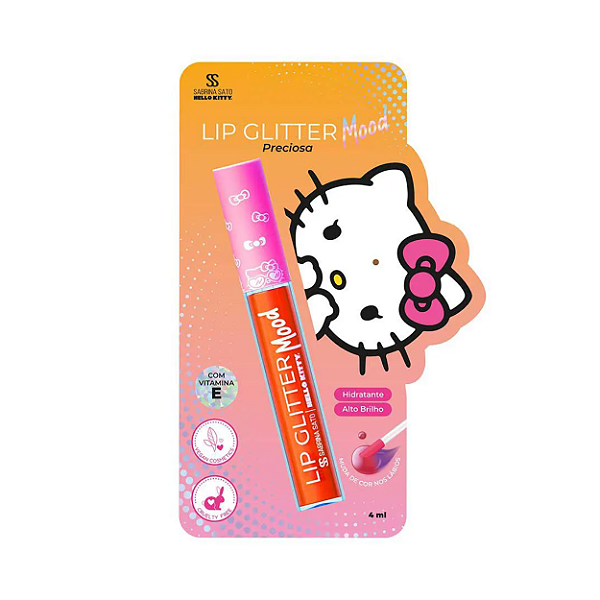 Lip Glitter Mood Preciosa Sabrina Sato Hello Kitty 4ml