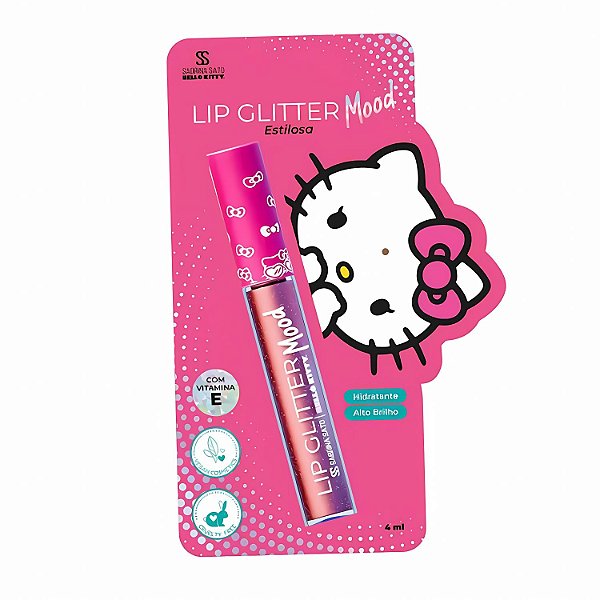 Lip Glitter Mood Estilosa Sabrina Sato Hello Kitty 4ml
