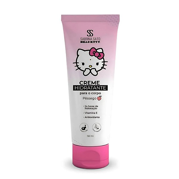 Creme Hidratante Corporal Pêssego Sabrina Sato Hello Kitty 150ml