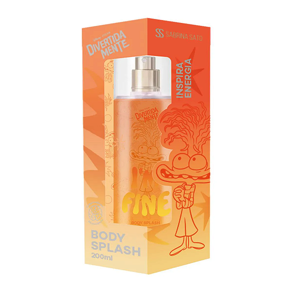 Body Splash Ansiedade Divertida Mente & Sabrina Sato 200ml