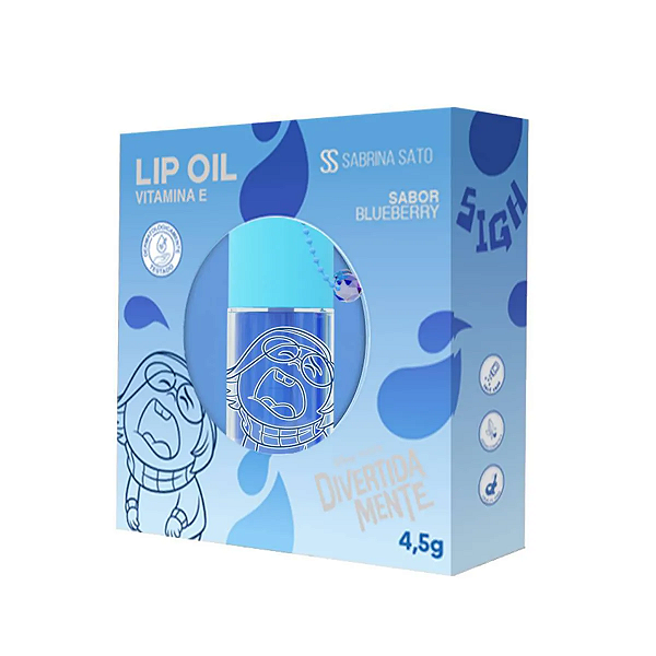 Lip Oil Tristeza Blueberry Divertida Mente & Sabrina Sato 4,5ml