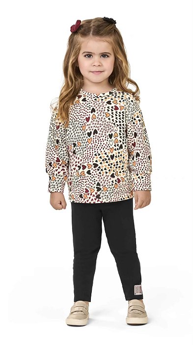 Conjunto Moletom Feminino Amo o Inverno