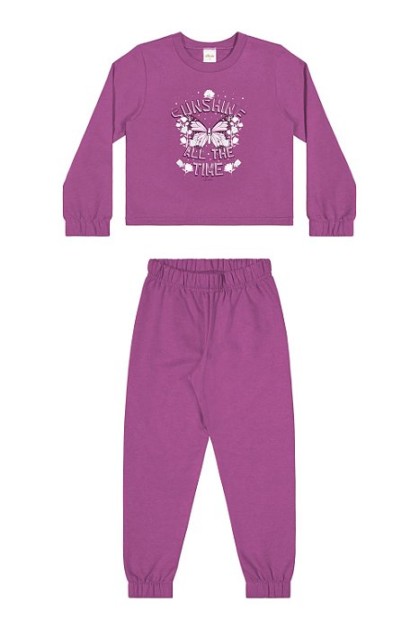 Conjunto Moletom Feminino Sunshine