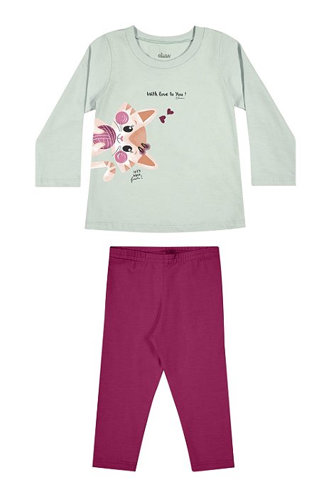 Conjunto Feminino Meia Estação Alegria