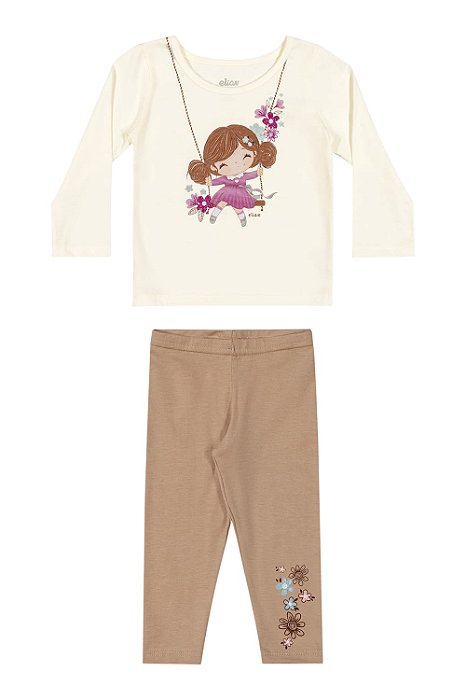 Conjunto Feminino Meia Estação Alegria de Inverno