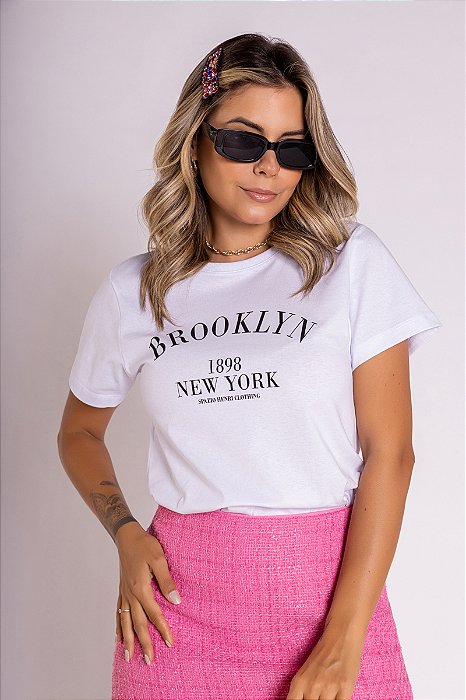 T-shirt Branca Brooklyn