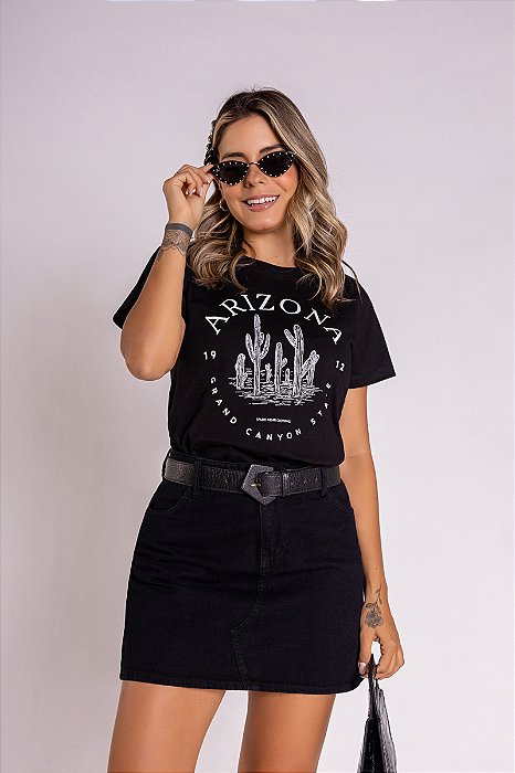 T-shirt Preta Arizona