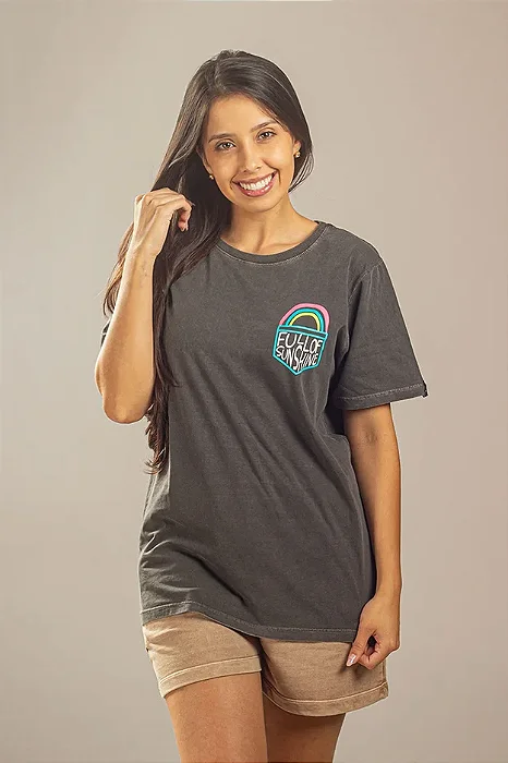T-shirt Estonada Chumbo Full of sunshine