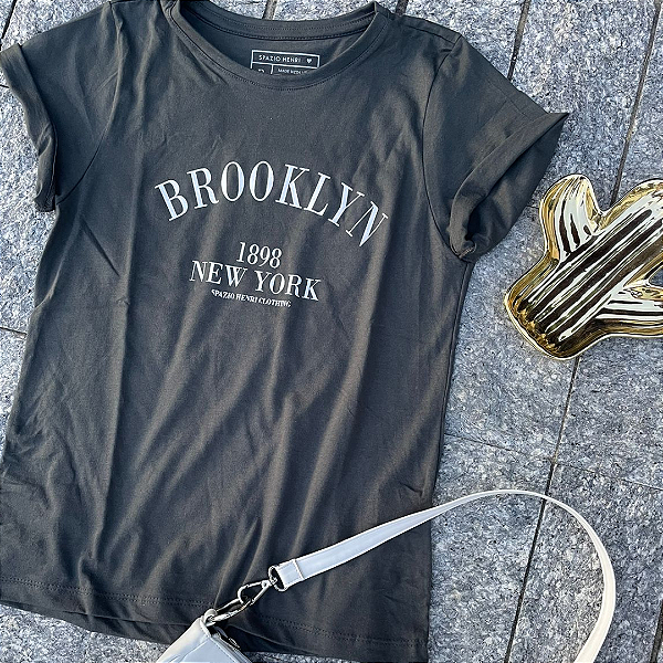 T-shirt Chumbo Brooklyn