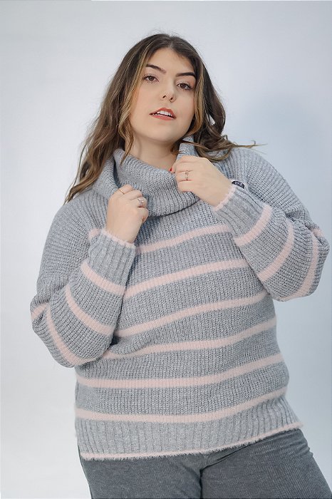 Blusa 2 Cores Gola Avulsa