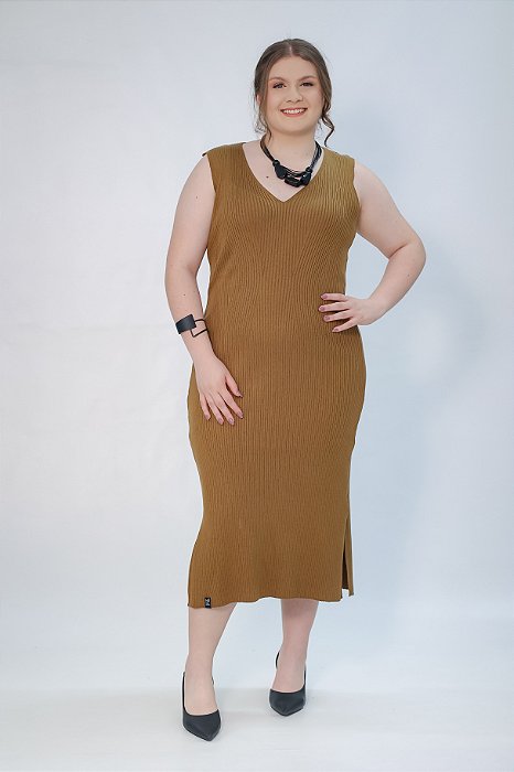 Vestido Regata Canelado