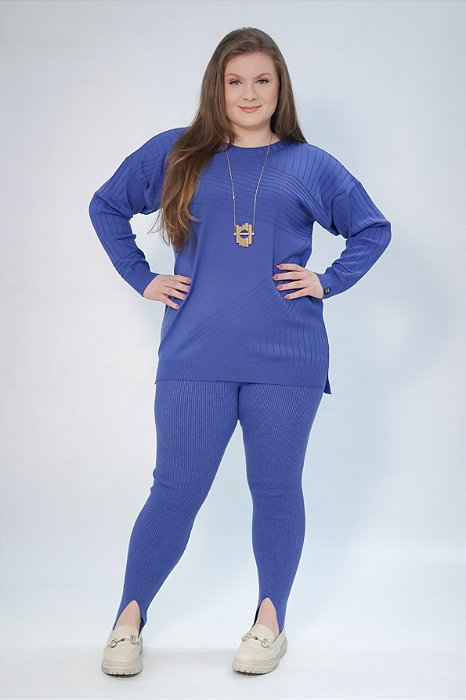 Conjunto Blusa Ampla + Calça Fusô