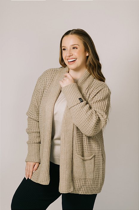 Casaco Amplo Entre Pausas