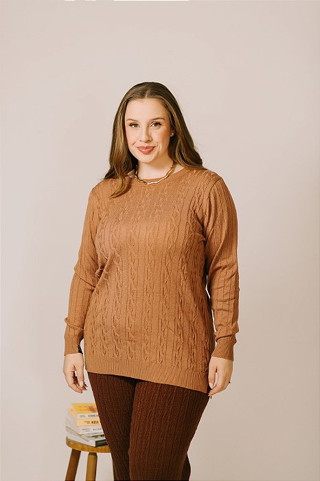 Blusa Trançada Pausa Suave