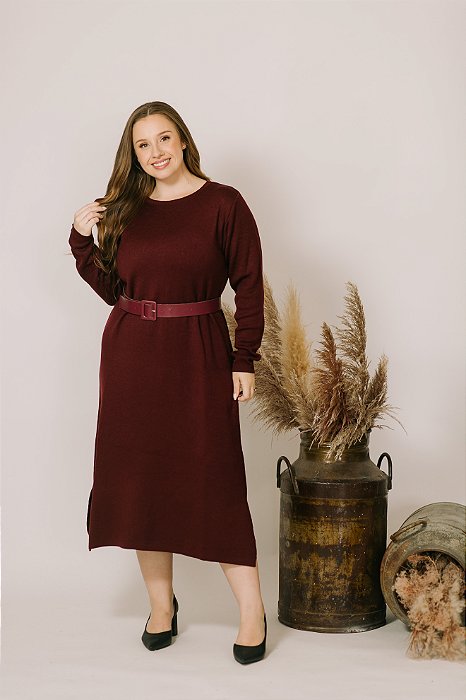 Vestido Midi Relevo Suave