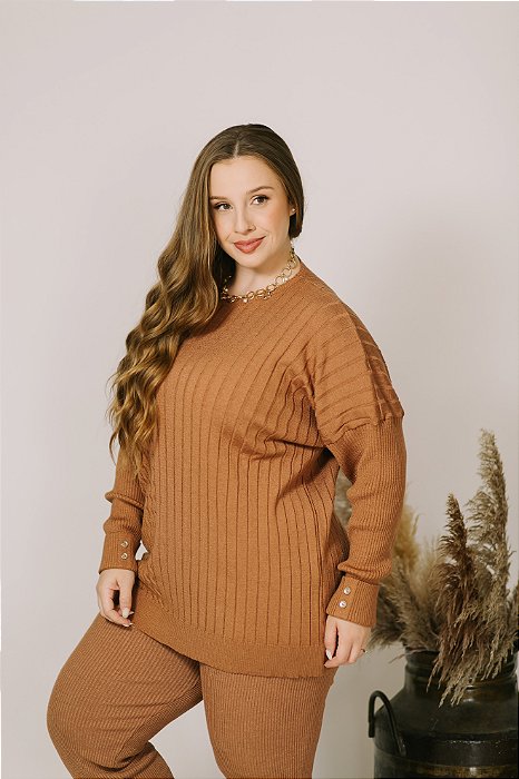 Blusa Textura Presente