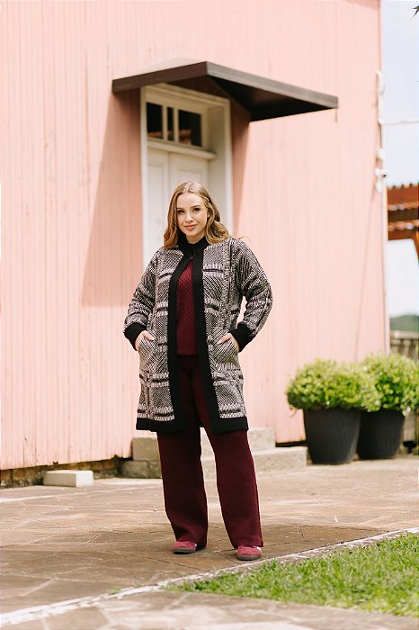 Casaco Jacquard Refúgio Pleno