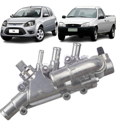 Valvula Termostática Ka 1.0 1.6 Courier Flex 2009 A 2013