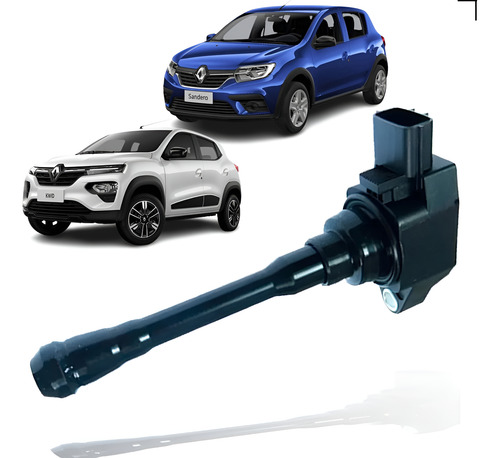 Bobina Ignição Kwid Logan Sandero 1.0 3 Cilindros