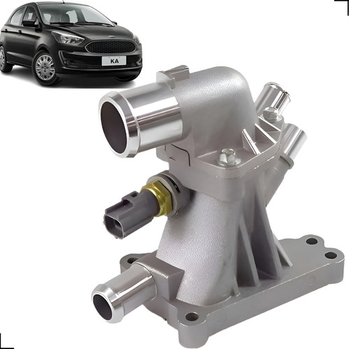 Carcaça Válvula Termostática Ford Ka 3cc 1.0 Alumínio