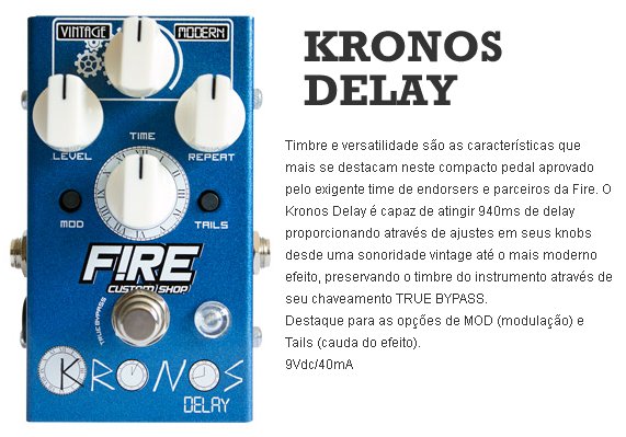 Pedal Fire Custom Shop Kronos Delay