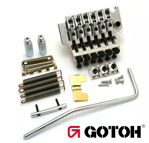 Ponte Floyde Rose Gotoh GE 1996T / GHL2 C - completa c/ trava de 43mm Cor: Cromada (bloco 40mm)