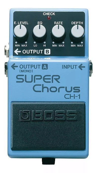Pedal BOSS CH-1 Super Chorus - clássico