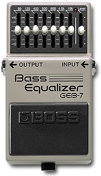 Pedal BOSS GEB-7 Bass Equalizer