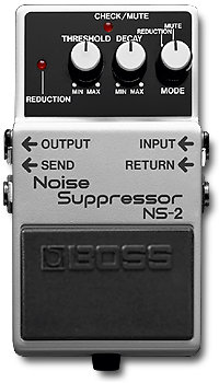 Pedal BOSS NS-2 Noise Supressor , funciona também com Power Supply