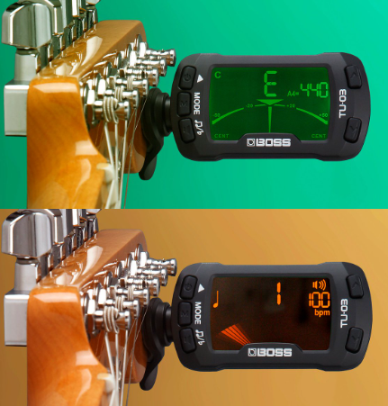 Afinador BOSS TU-03 afinador cromático , c/função metronomo