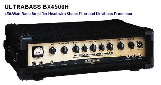 Cabeçote p/ Baixo BEHRINGER BX4500 H