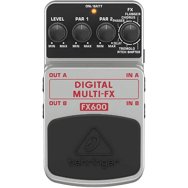 Pedal p/ Guitarra BEHRINGER Digital Multi-Efeito FX600