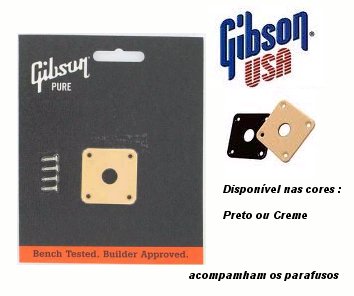 Jack Plate GIBSON - disponível Preto acompanham parafusos