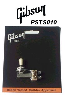 Chave Gibson 3 Posições LP Angulada modelo PSTS-010 Knob Creme