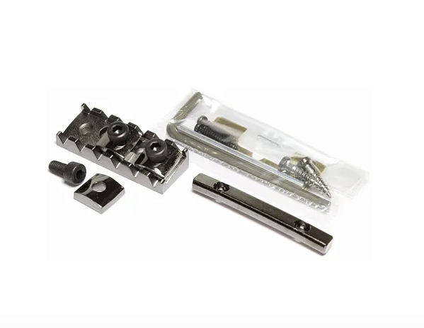 Trava Avulsa Gotoh para Floyde Rose mod. GHL2 CK - 43 mm CK Cosmo Black - os parafusos prendem pela parte da frente do braço