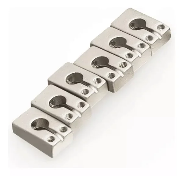 Saddles Gotoh p/ Tremulo S-108 Jogo com 6 peças , acabamento Nickel para pontes tipo 510