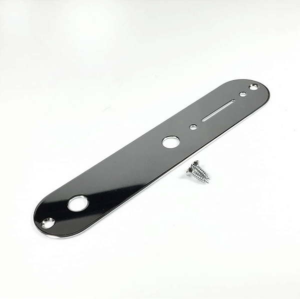 CONTROL PLATE GOTOH CP10 CROMADO p/TELECASTER c/ parafusos