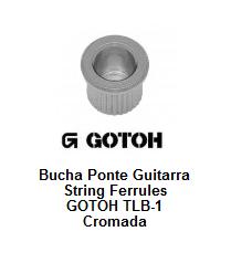 TLB-1 - Gotoh - Bucha prende cordas na parte traseira Telecaster Dourado (Jogo c/ 6 peças)